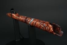 Boxelder Burl Native American Flute, Minor, Mid G-4, #D27L